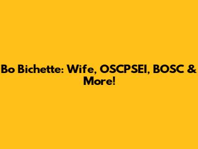 Bo Bichette: Wife, OSCPSEI, BOSC & More!