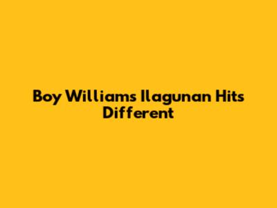 Boy William's "Ilagunan" Hits Different