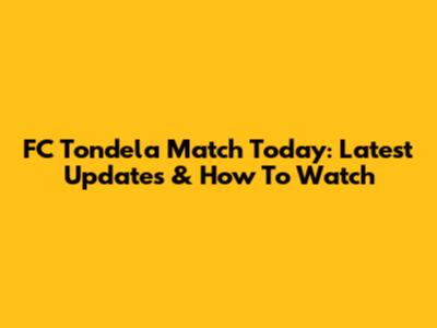 FC Tondela Match Today: Latest Updates & How To Watch
