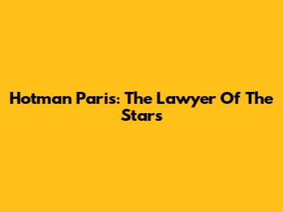 Hotman Paris: The Lawyer Of The Stars