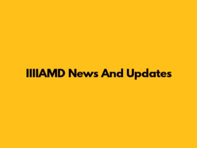 IIIIAMD News And Updates