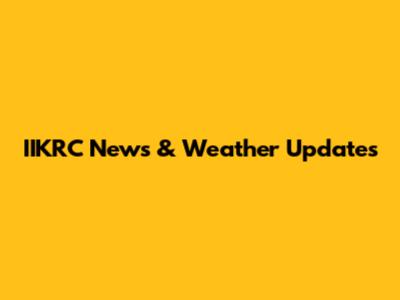 IIKRC News & Weather Updates