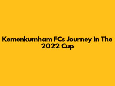 Kemenkumham FC's Journey In The 2022 Cup