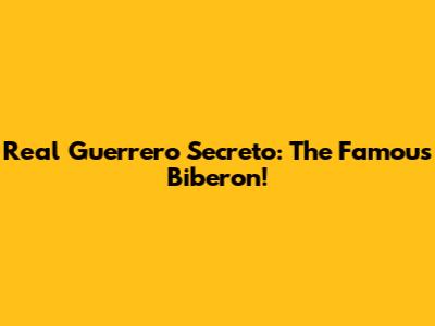 Real Guerrero Secreto: The Famous Biberon!