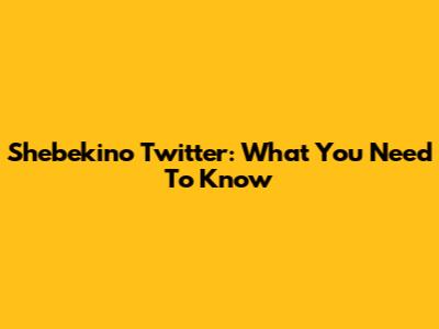 Shebekino Twitter: What You Need To Know