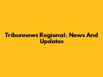 Tribunnews Regional: News And Updates