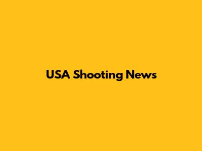 USA Shooting News