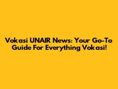 Vokasi UNAIR News: Your Go-To Guide For Everything Vokasi!